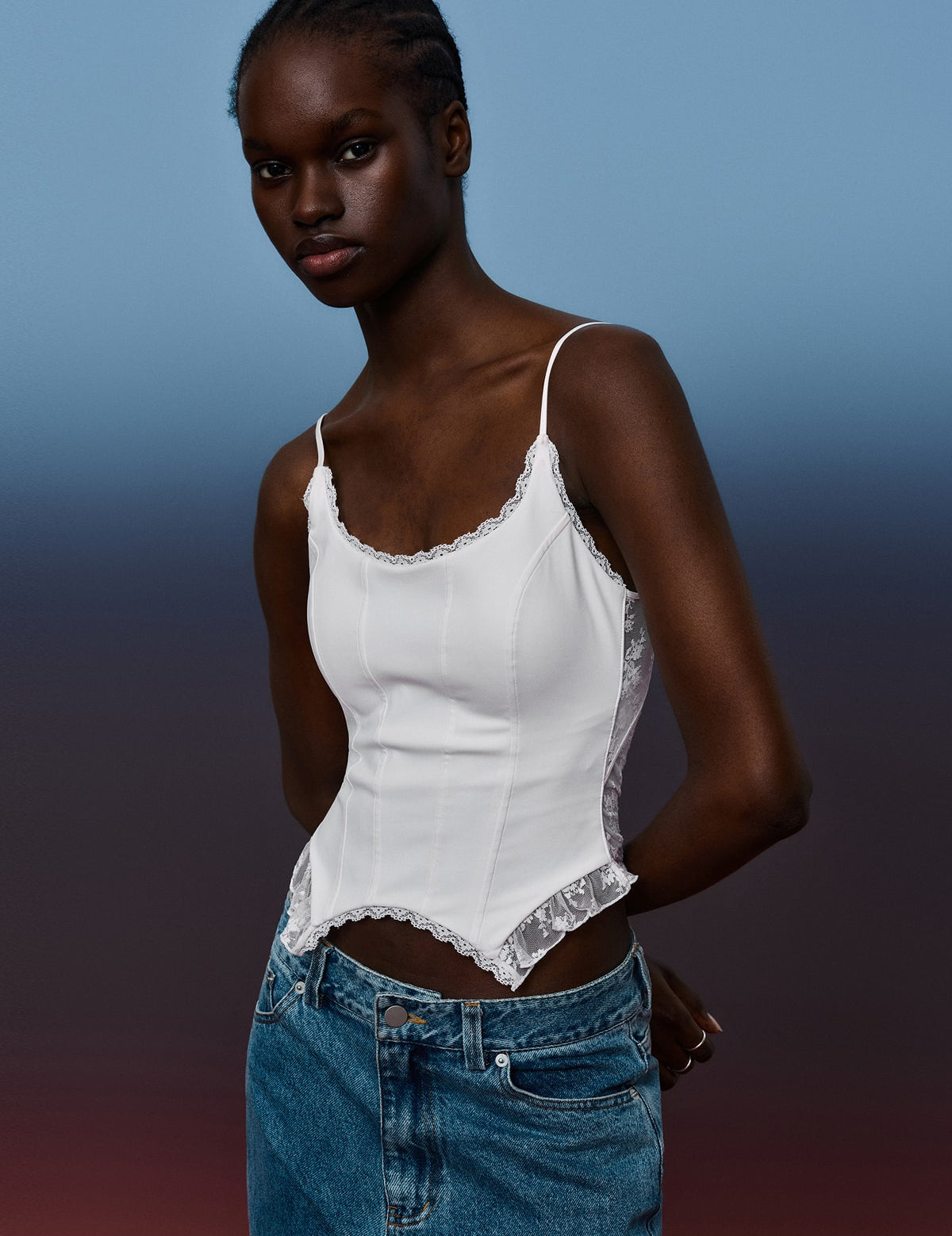 Lace Strappy Back Bratop