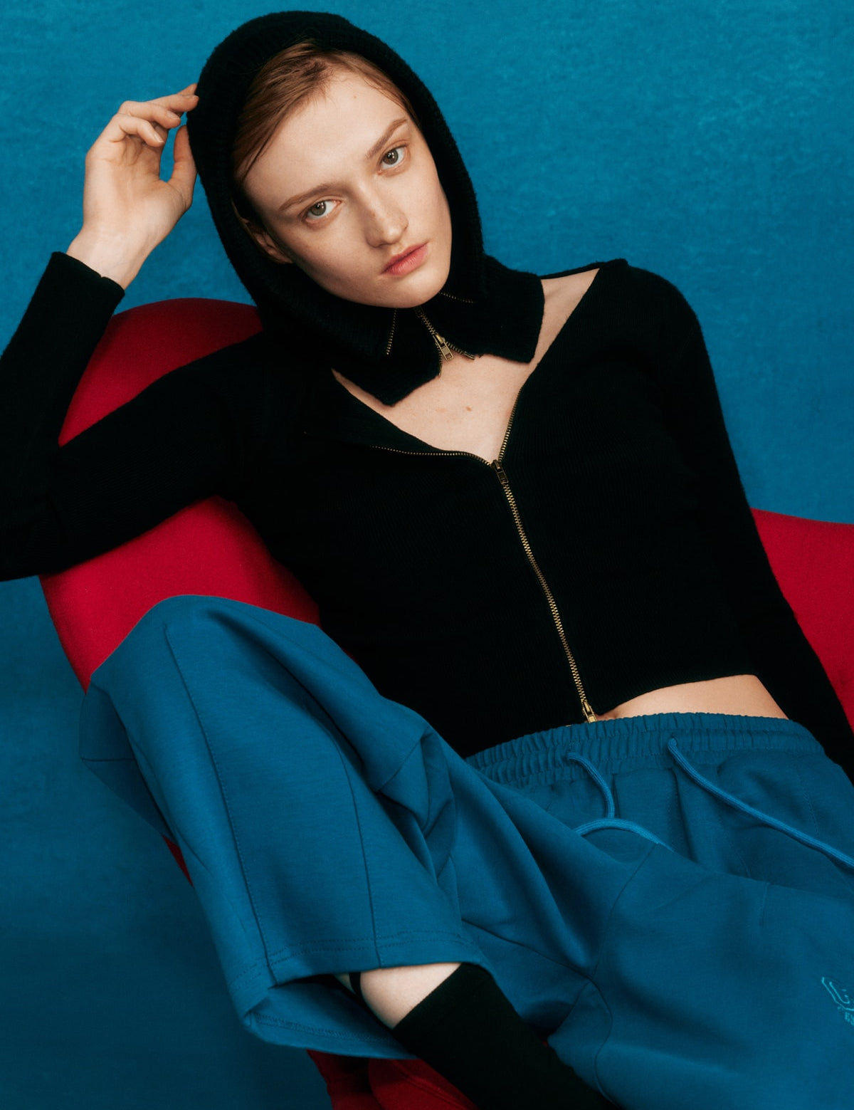 [crush,but...]  Knit Cardigan Top
