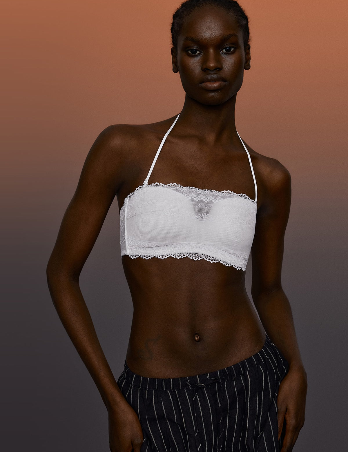 Lace Non-Slip Strapless Bralette