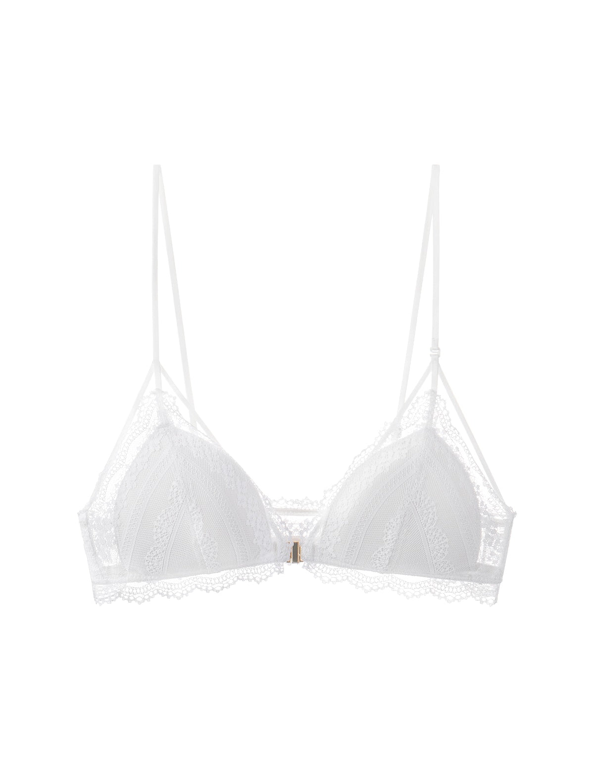 Front Closure Lace Backless Bra